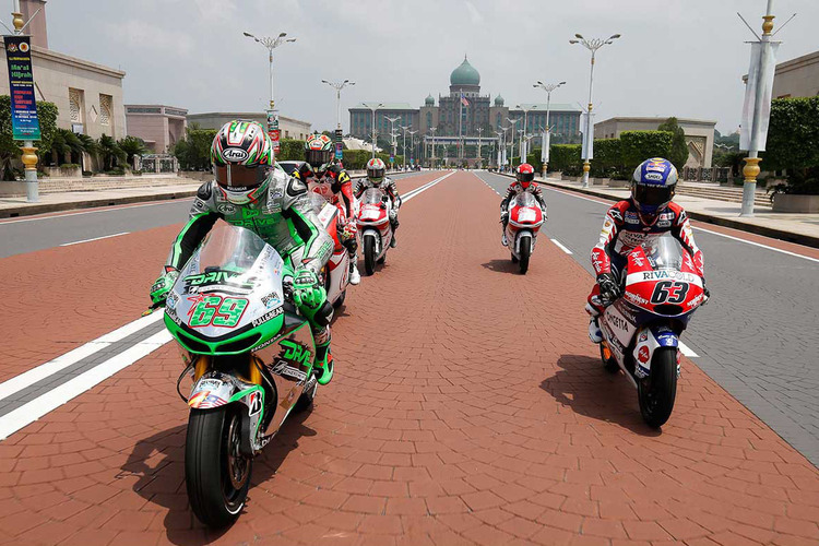 Nicky Hayden (69) und Fahmi Khairuddin (63) in Putrajaya