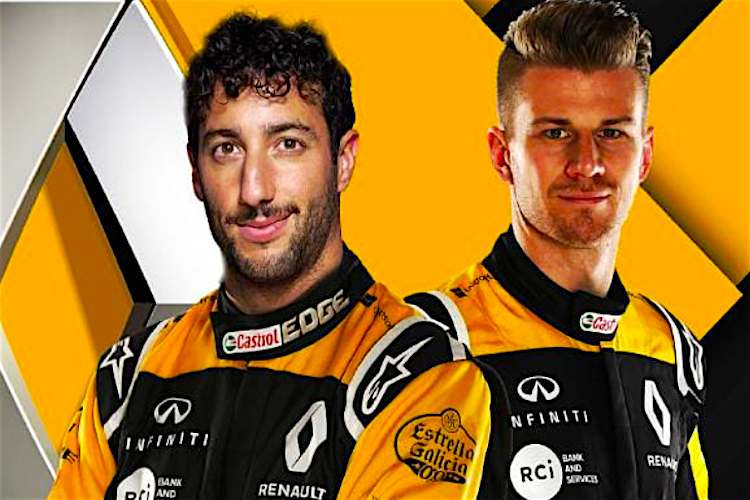 Daniel Ricciardo und Nico Hülkenberg