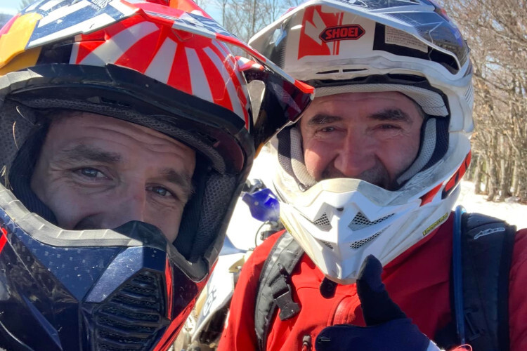 Johann Zarco und Jean-Michel Bayle bei einer gemeinsamen Enduro-Einheit