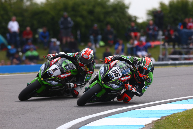 Jonathan Rea (1) und Tom Sykes