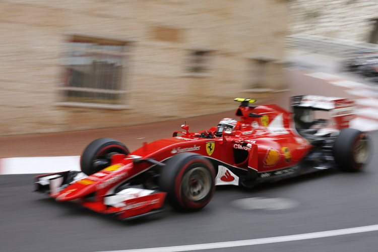 Kimi Räikkönen klagte nach dem Qualifying von Monte Carlo: «Ich rutschte nur rum»