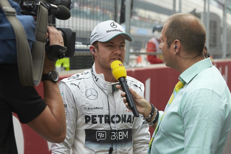 Nico Rosberg im Interview mit Kai Ebel von RTL