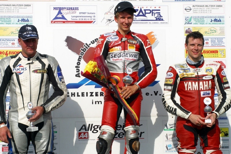 Supersport Open: Bornhäuser, Fröhlich, Widmann (v.l.).
