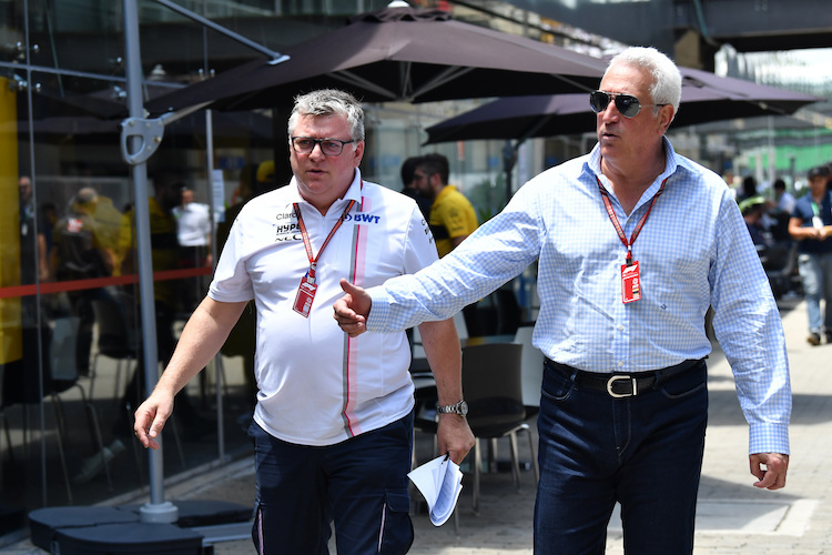 Otmar Szafnauer und Lawrence Stroll