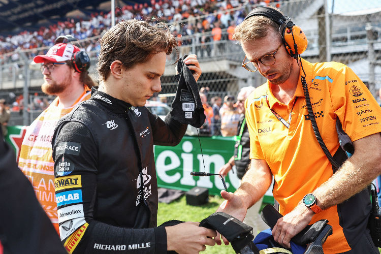 Oscar Piastri vor dem Rennen in Zandvoort