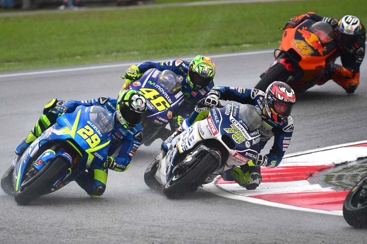 Loris Baz kämpfte gegen Rins und Rossi