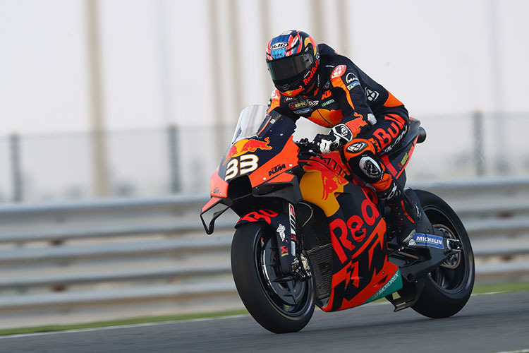 Brad Binder aus dem KTM Factory-MotoGP-Team