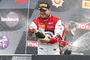 Lotterer auf dem Podium nach den 24h