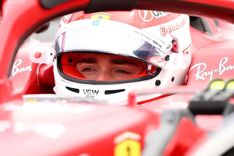Charles Leclerc fiel in Ungarn drei Positionen zurück, verlor das Podium
