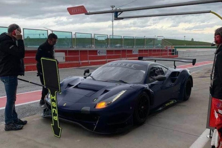 Valentino Rossi und Co. waren im Ferrari 488 GT3 in Misano im Einsatz