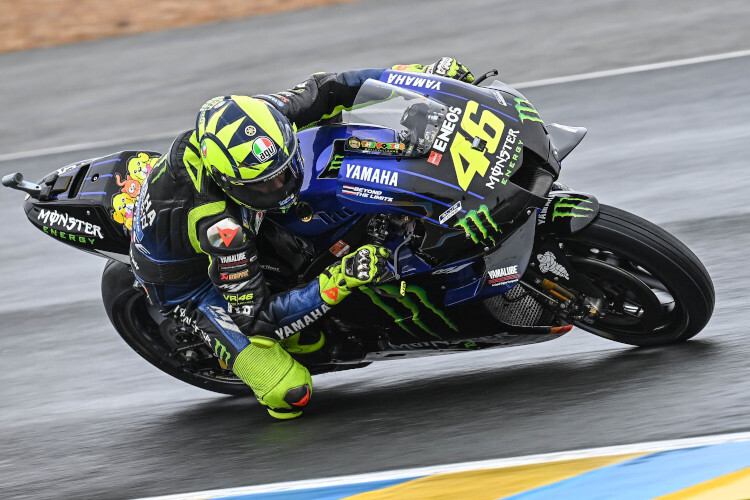 Valentino Rossi am Freitagvormittag in Le Mans