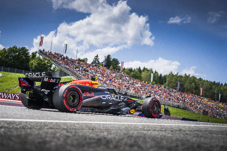 Sergio Pérez auf dem Red Bull Ring