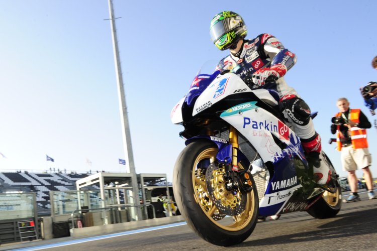 Chaz Davies 2011 auf der ParkinGO-Yamaha