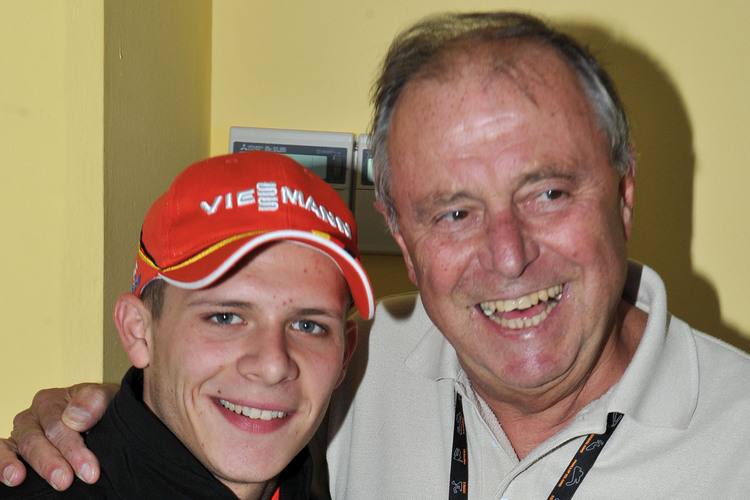 Im Jahr 2011: Stefan Bradl mit Wolfgang Wirth