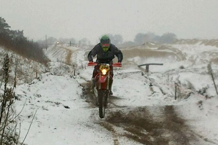 Marcus Kehr war im Schnee der Schnellste