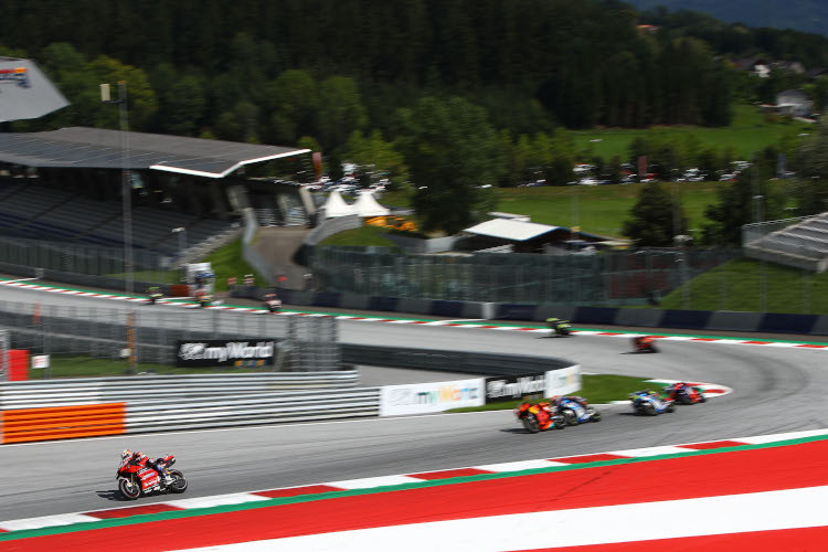 Ducati-Werksfahrer Andrea Dovizioso ließ die MotoGP-Konkurrenz beim Österreich-GP hinter sich