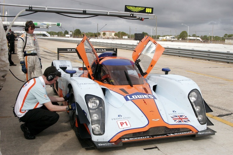 Mücke steigt in Sebring in den Lola-Aston Martin