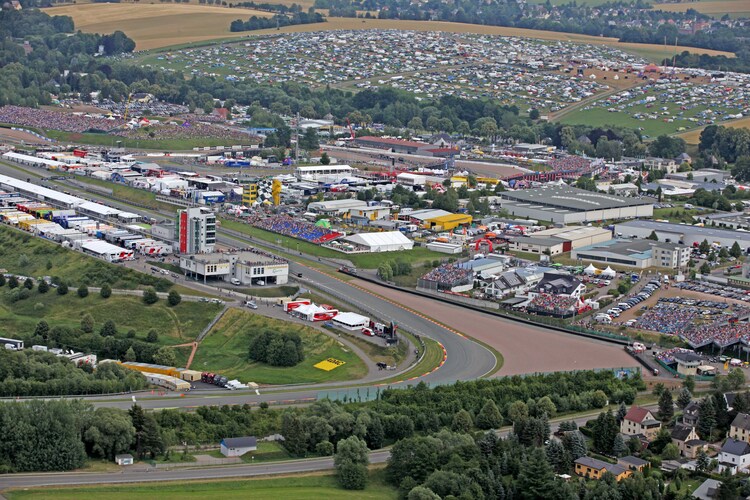 So präsentierte sich Sachsenring am gestrigen Samstag