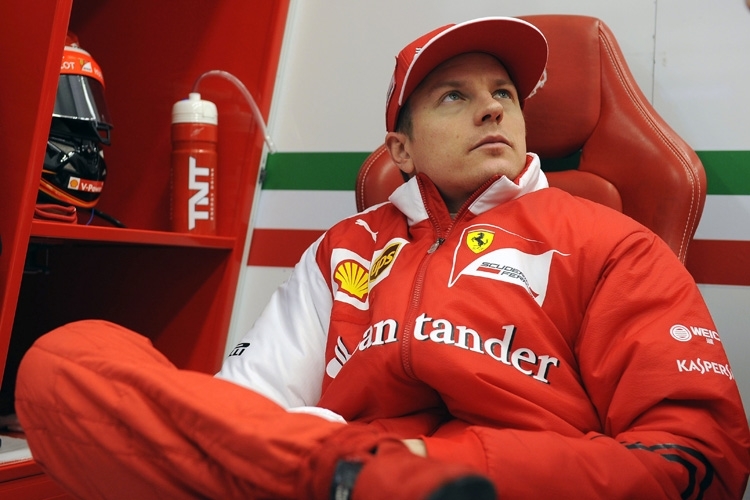 Kimi Räikkönen: ältere Männer müssen sich schon mal setzen
