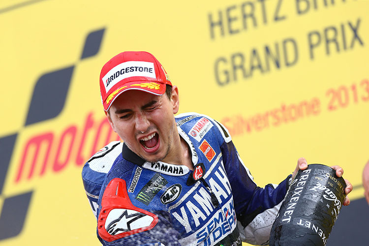 Seit 2010 hieß der MotoGP-Sieger in Silverstone drei Mal Jorge Lorenzo