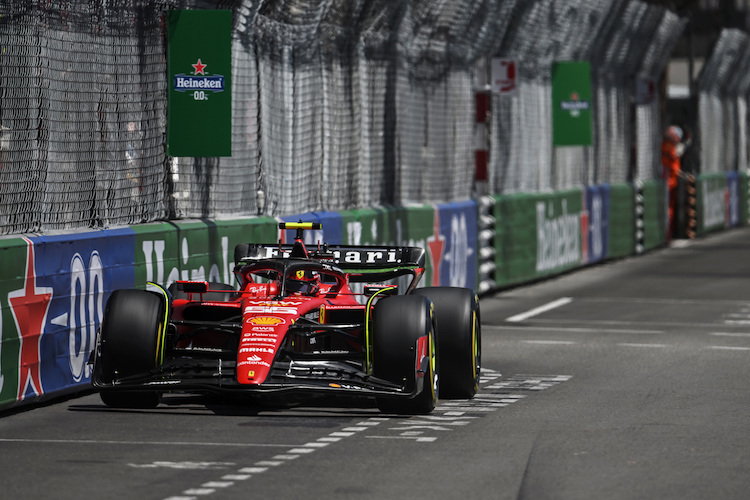 Carlos Sainz war im ersten Training in Monte Carlo der Schnellste