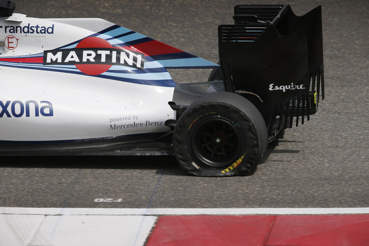 Williams bestätigt: Die Felge löste die beiden Reifenschäden von Felipe Massa aus