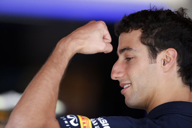 Daniel Ricciardo lässt bislang tüchtig die Muskeln spielen