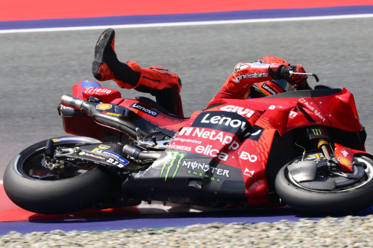 Der Crash im Qualifying bedeutete Startplatz 4 für Marc Marquez