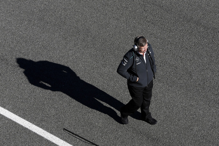 Teamchef Ross Brawn in Jerez