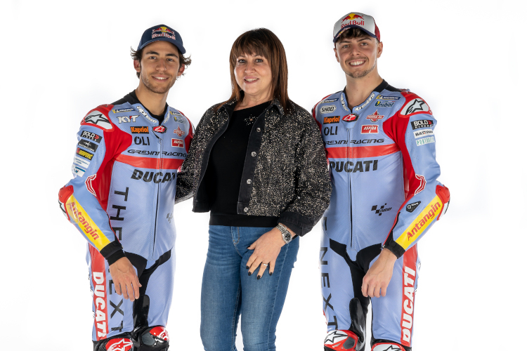 Enea Bastianini, Nadia Padovani und Fabio Di Giannantonio