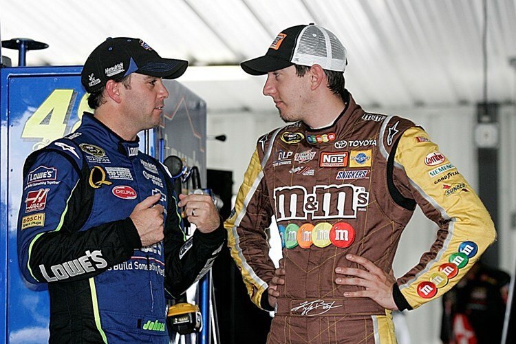 Ein gefragter Mann - Kyle Busch (r.)