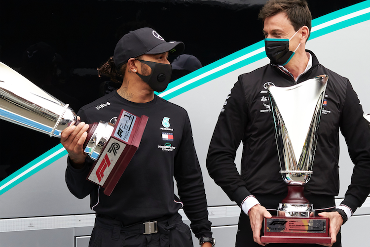 Lewis Hamilton und Toto Wolff