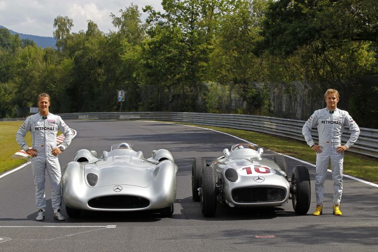 Schumi und Rosberg 2011 auf dem Ring