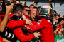 Ausser sich vor Freude: 2019 bescherte Leclerc dem Ferrari-Team den Heimsieg in Monza