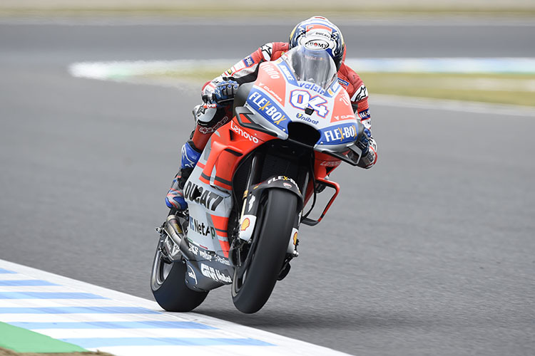 Andrea Dovizioso bei der Bestzeit in FP1 in Japan