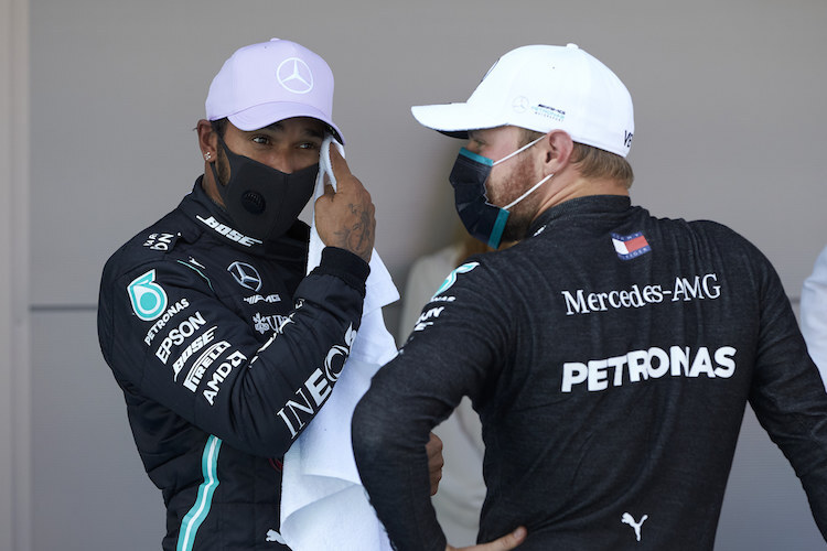 Lewis Hamilton und Valtteri Bottas