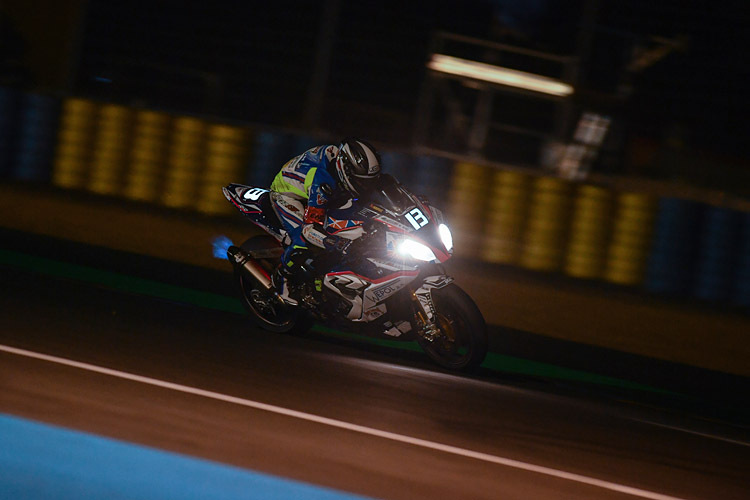 Danny Webb bei seiner Fahrt durch die Nacht von Le Mans