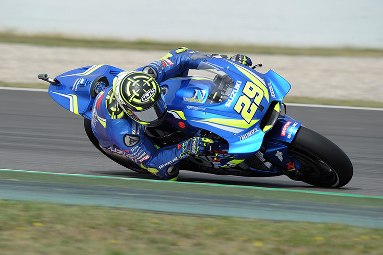 Andrea Iannone auf der Suzuki GSX-RR