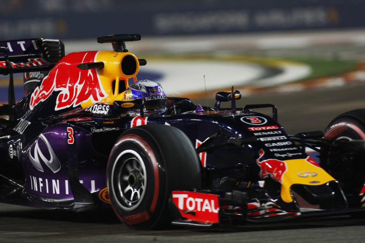 Daniel Riccardo im Red Bull Racing-Renault