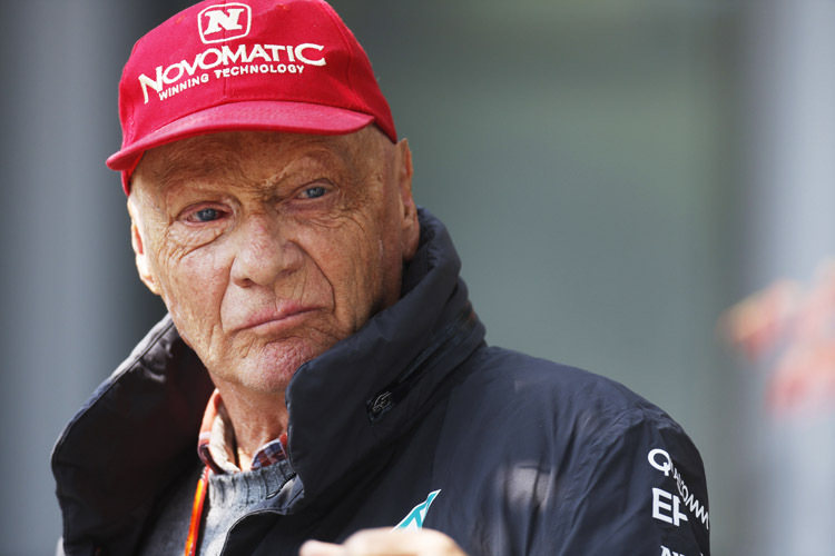Mercedes-F1-Aufsichtsratschef Niki Lauda: «Ich bin hier für Siege verantwortlich und das ist auch heute in China unsere Aufgabe»