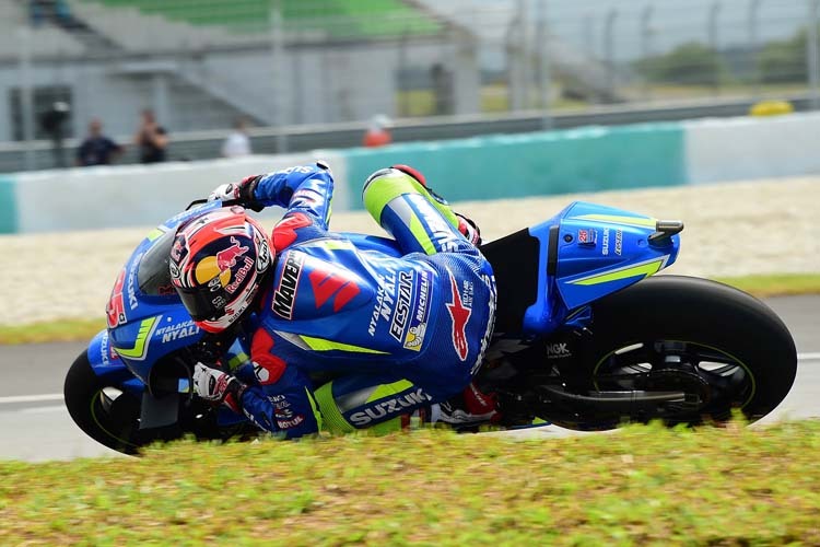 Maverick Viñales auf der Suzuki GSX-RR in Sepang