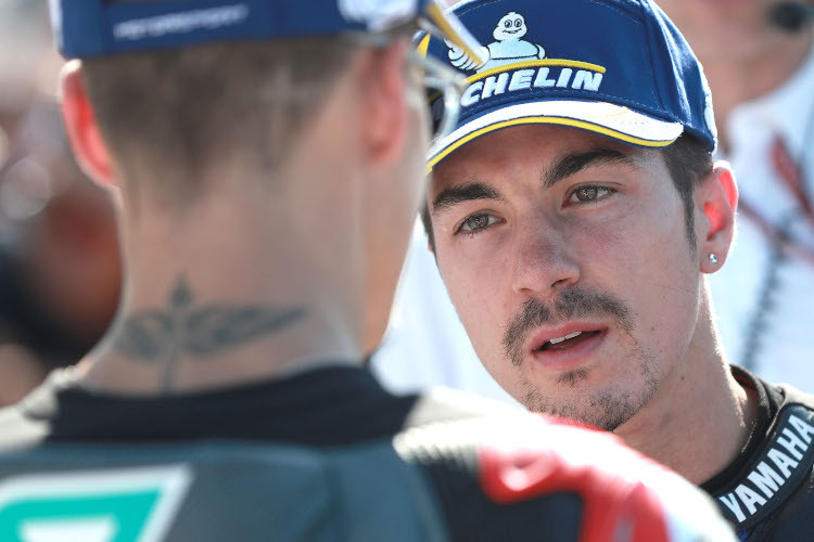 Maverick Viñales hat seinen zukünftigen Teamkollegen Fabio Quartararo im Blick