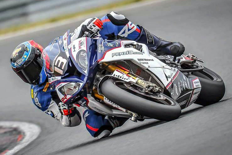 Lukas Pesek beim Test in der Motorsport Arena Oschersleben