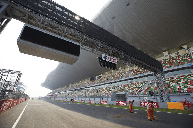 Der Buddh International Circuit: Die Formel 1 gastierte dort von 2011 bis 2013