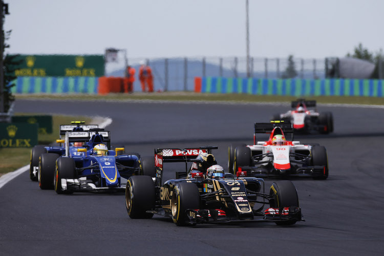 Grosjean vor Ericsson und Merhi
