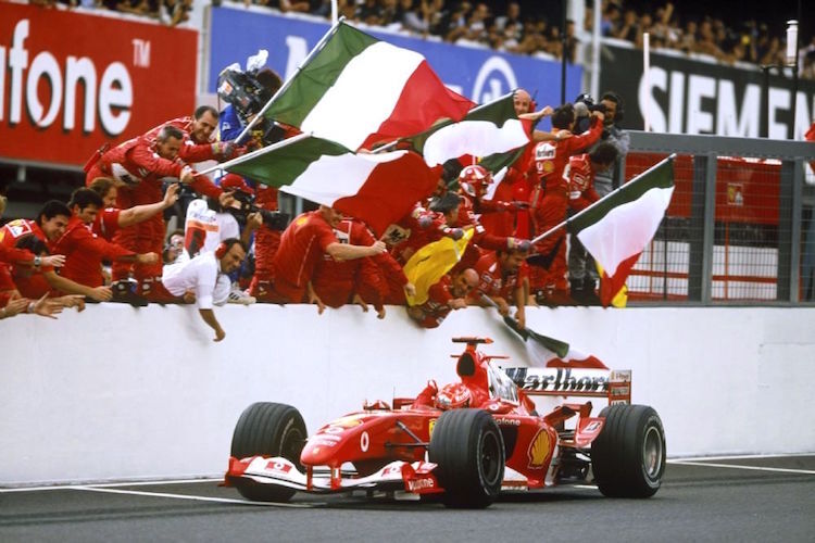 Michael Schumacher fuhr 2004 von Sieg zu Sieg