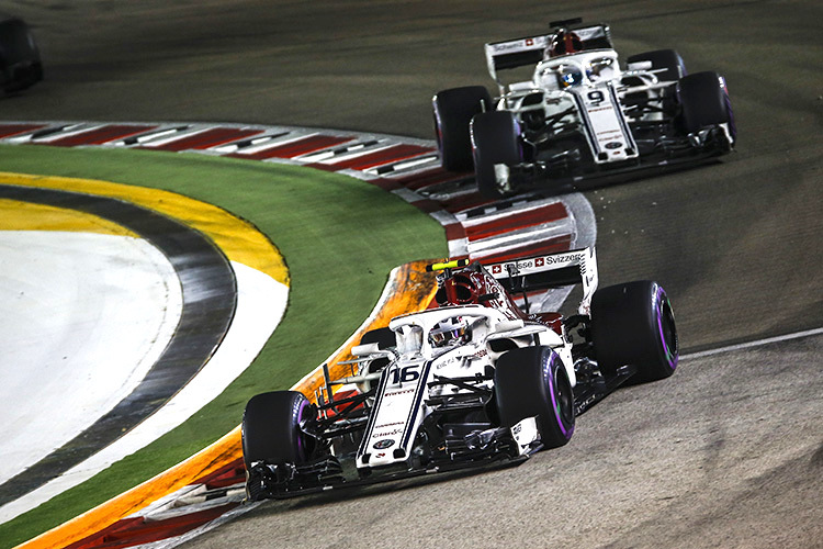 Charles Leclerc von Marcus Ericsson