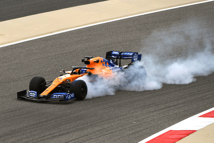 Fernando Alonso beim Bahrain-Test im McLaren