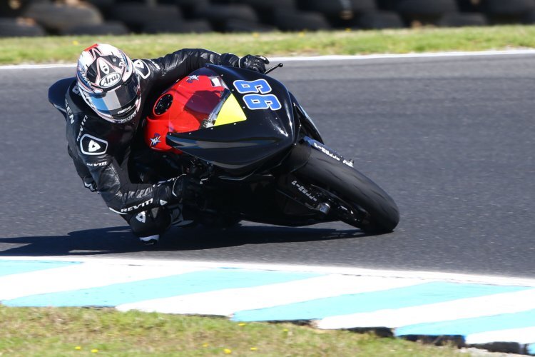 PJ Jacobsen hatte beim Phillip-Island-Test keinen Gegner 