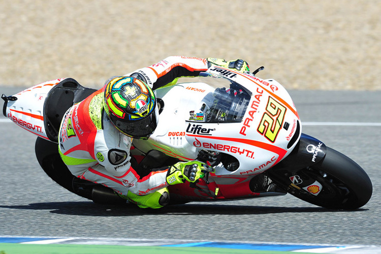 Andrea «Crazy Joe» Iannone bei der Arbeit